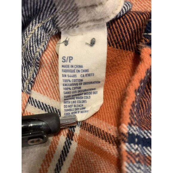 American Eagle Outfitters S/P Athletic Fit Plaid Cotton Shirt Cabincore - Picture 8 of 8